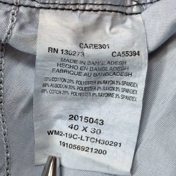 Lee Performance Mens Blue Denim Jeans Extreme Motion Straight Tapered Leg 40X30 - Picture 6 of 11